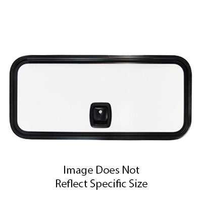 Baggage - Door - TH - 30" x 19" - Vixen Polar White HG - Polar White SG - w/Black Trim - 1S